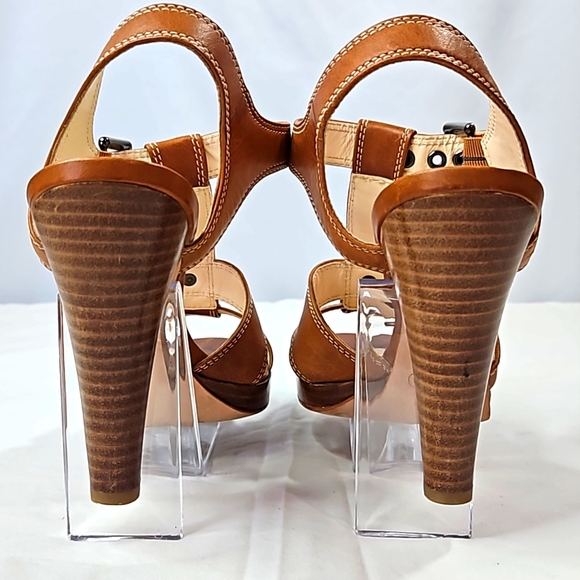 Coach Ginger Vegan Leather Womens Sandals Size 8 - Picture 5 of 8